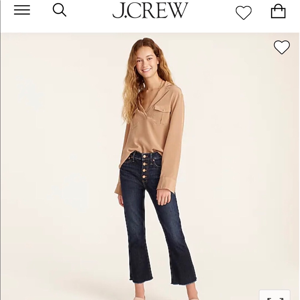 J.Crew Front Button Jeans